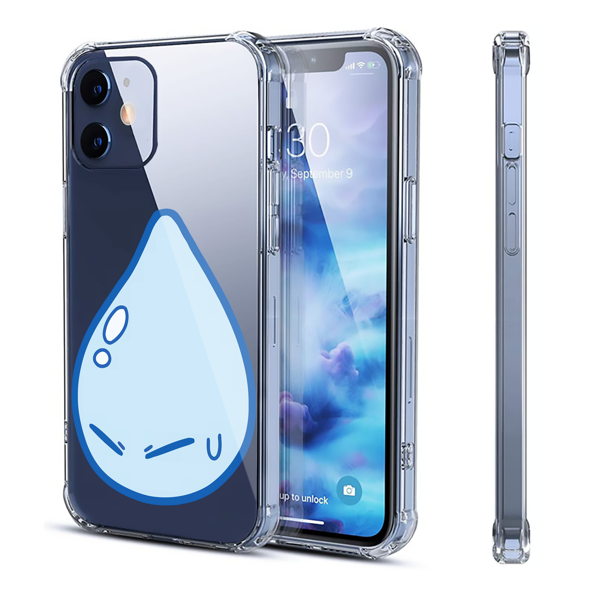 （画像用） 転スラ Regarding Reincarnated to Slime 【iPhone 12シリーズ対応】透明スマホケース（クリアソフトケース）